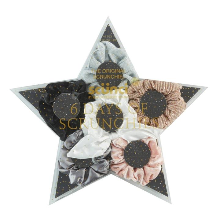Scunci Scrunchie Star Box - Black