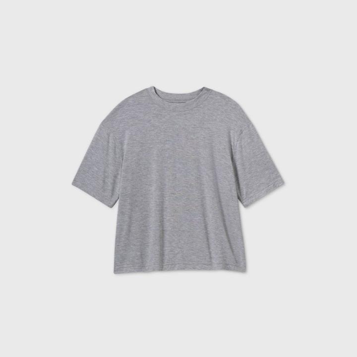 Women's Short Sleeve Round Neck T-shirt - Prologue Gray