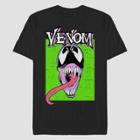Men's Marvel Venom Neon Short Sleeve Graphic T-shirt - Black