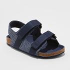 Toddler Boys' Stanley Footbed Sandals - Cat & Jack Navy