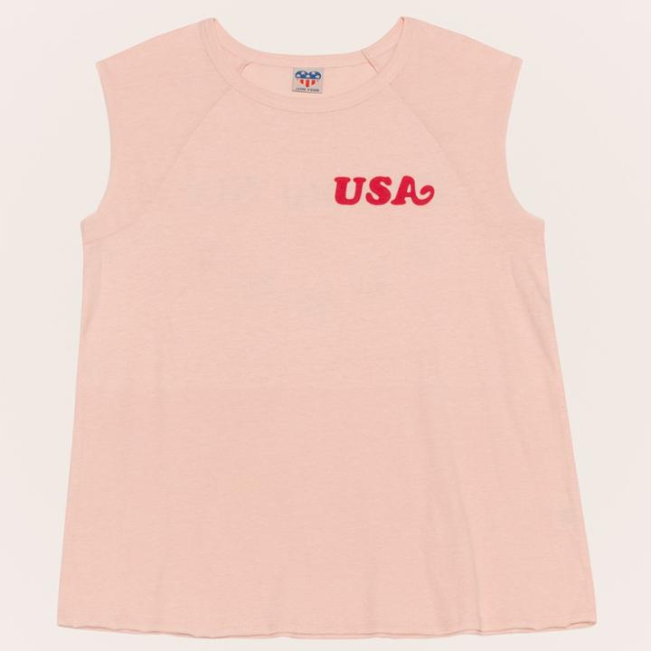 Junk Food Women's Plus Size 76 & Sunny Tank Top - Blush
