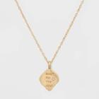 Distributed By Target Reach For The Stars Short Necklace - Gold