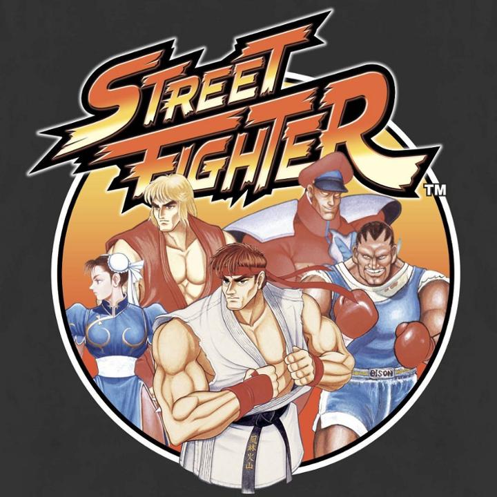 Men's Street Fighter Short Sleeve Graphic T-shirt - Black