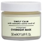 Botanics Simply Calm Hydrating Overnight Mask For Stressed Skin - 1.69 Fl Oz, Adult Unisex