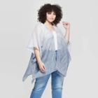 Target Women's Plus Size Light Weight Ruana - Universal Thread Olive (green)