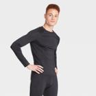 Men's Long Sleeve Fitted T-shirt - All In Motion Black S, Men's,