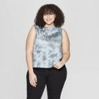 Women's Plus Size Beer Lime Sunshine Cropped Tank Top - Fifth Sun - Green