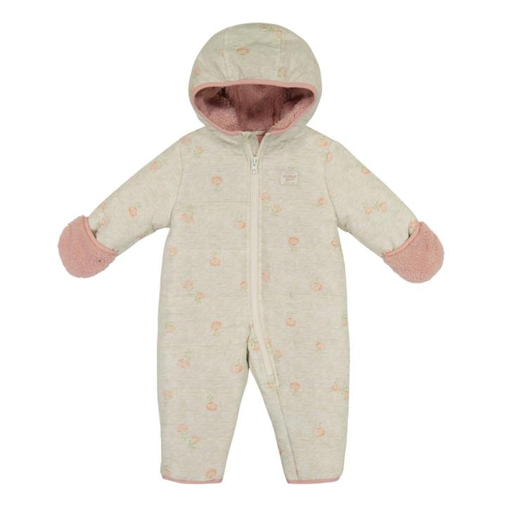 Genuine Kids From Oshkosh Oshkosh B'gosh Baby Girls' Floral Bunting Snowsuits Beige