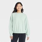 Women's Quilted Sweatshirt - A New Day Light Green