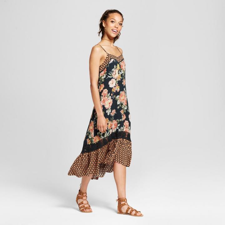 Women's Hi-low Midi Dress - Xhilaration (juniors') Black