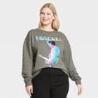 Women's Jimi Hendrix Plus Size Graphic Sweatshirt - Heather Gray