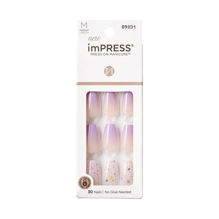 Kiss Products Impress Press-on Manicure Medium Coffin Fake Nails - All I Want