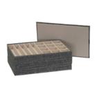 Household Essentials 3pc Stacking Jewelry Trays Graphite