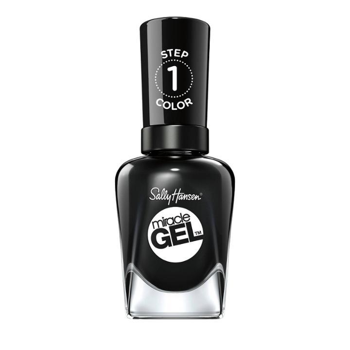 Sally Hansen Miracle Gel Nail Polish - Blacky O 460, 849/460 Onyx-pected