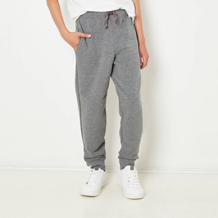 Oversizeboys' Fleece Jogger Sweatpants - Cat & Jack Light Gray