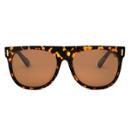 Women's Square Tort Sunglasses - A New Day Brown,
