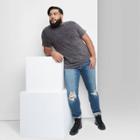 Men's Tall Standard Fit Short Sleeve Knit Crewneck T-shirt - Original Use Black
