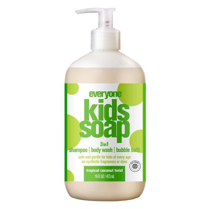 Everyone Kids Tropical Coconut Twist 3-in-1 Soap