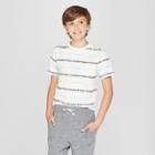 Boys' Short Sleeve Sweatshirt - Cat & Jack White