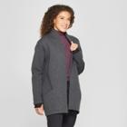Mpg Sport Women's Cocoon Fleece Jacket - Grey Heather