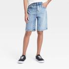 Boys' Two-tone Color Blocked Bermuda Jean Shorts - Art Class