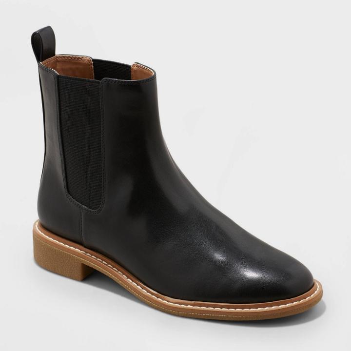 Women's Pearl Chelsea Boots - Universal Thread Black