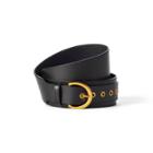 Wide Leather Belt - Sergio Hudson X Target Black