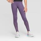 Girls' Shine Color Blocked Performance Leggings - C9 Champion Purple S, Girl's,