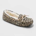 Women's Chaia Genuine Suede Leopard Moccasin Slippers - Stars Above Brown