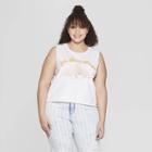 Women's Plus Size No Bad Rays Tank Top - Fifth Sun (juniors') - White
