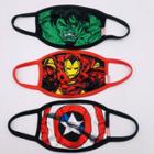 Kids' 3pk Marvel Face