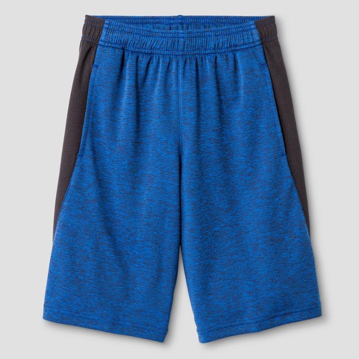 Boys' Heather Training Shorts - C9 Champion Blue Heather S, Boy's,