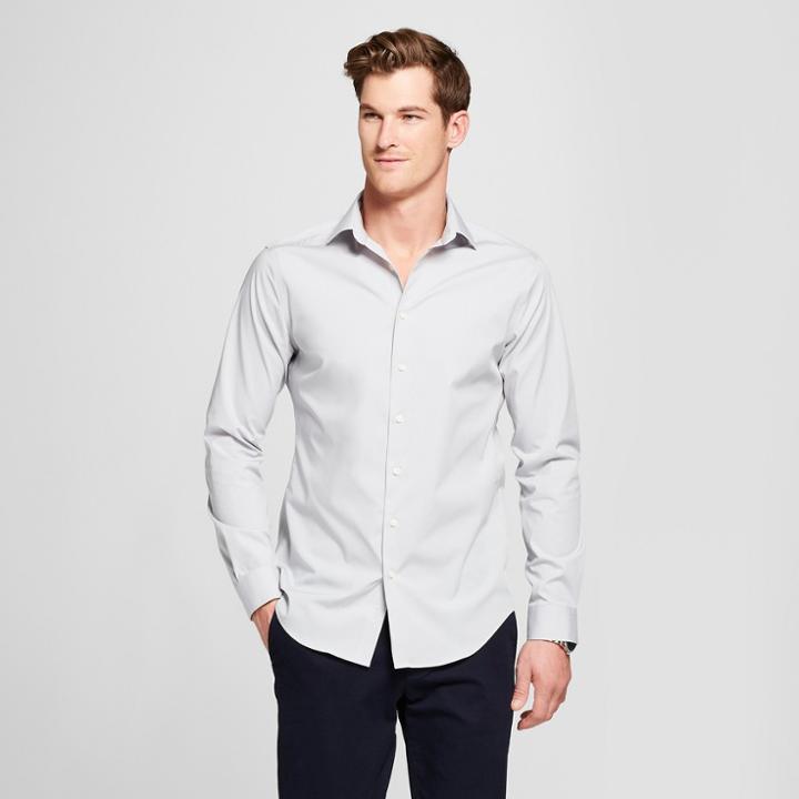 Men's Long Sleeve Slim Fit Button-down Shirt - Goodfellow & Co