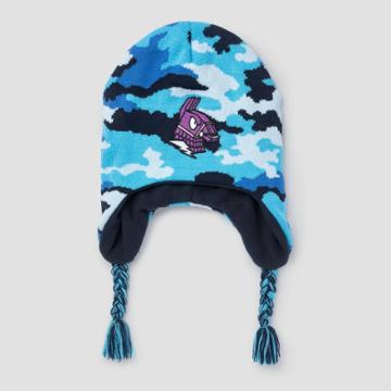 Fortnite Kids' Fornite Llama Llama Camo Beanie, Green