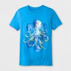 Boys' Short Sleeve Octopus Graphic T-shirt - Cat & Jack Blue