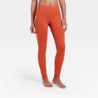 Women's Simplicity Mid-rise Leggings - All In Motion Bright Orange