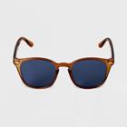 Men's Crystal Square Sunglasses - Goodfellow & Co Orange