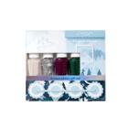 Essie Nail Polish, 8-free Vegan, Holiday Kit - Pinks, Silver, Green