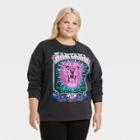Women's Carlos Santana Plus Size Graphic Sweatshirt - Black