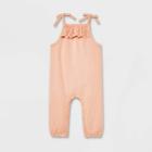 Grayson Mini Baby Girls' Eyelet Jumpsuit - Pink Newborn