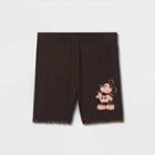 Girls' Mickey Mouse Biker Shorts - Black
