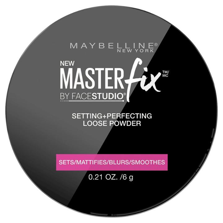 Maybelline Facestudio Master Fix Setting + Perfecting Loose Powder 10 Translucent 0.21oz, Adult Unisex
