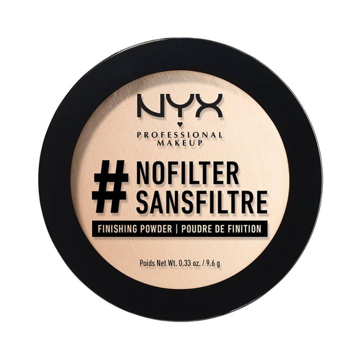 Nyx Professional Makeup #nofilter Finishing Powder Alabaster - 0.33oz, Adult Unisex