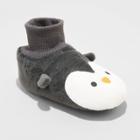 Toddler Tadeo Penguin Slippers - Cat & Jack Dark Gray