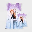 Toddler Girls' 2pc Frozen 'doll And Me' Nightgown - Purple