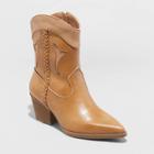 Women's Shana Cowboy Boots - Universal Thread Cognac