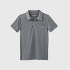 Boys' Short Sleeve Performance Polo Shirt - Cat & Jack Gray