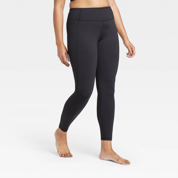 Women's Simplicity Mid-rise Leggings 27 - All In Motion Black