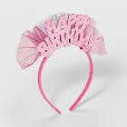 Girls' Happy Birthday Headband - Cat & Jack Pink, Girl's