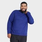 Men's Ponte Crewneck Sweatshirt - All In Motion Indigo Blue